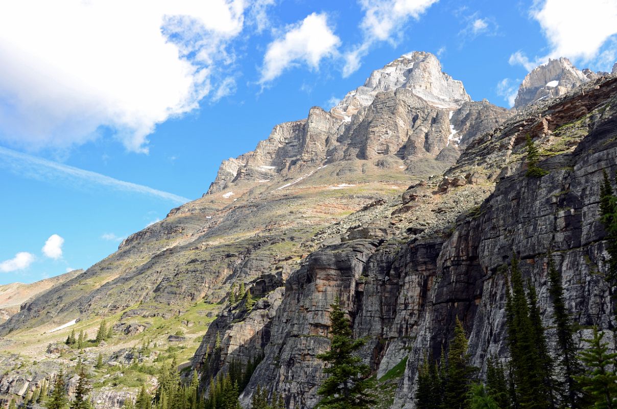 25 Mount Huber and Mount Victoria From Lake Victoria On Lake Oesa Trail At Lake O-Hara